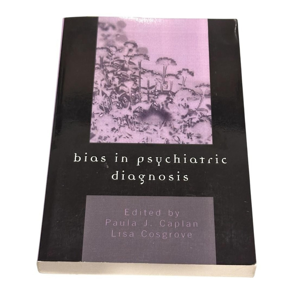 Bias in Psychiatric Diagnosis Paula J. Caplan Lisa Cosgrove Paperback Book - Picture 1 of 9